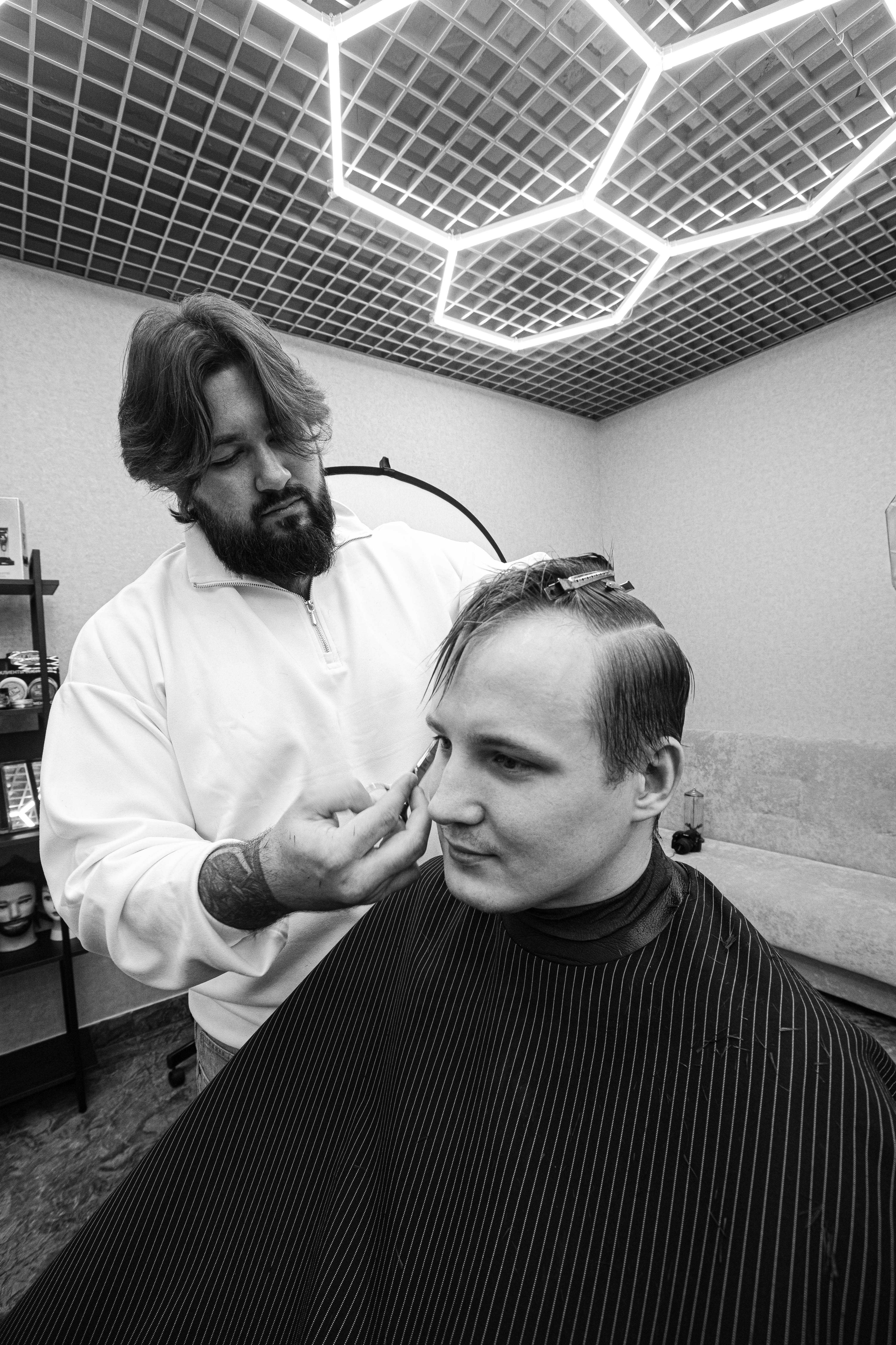 Барбер за работой